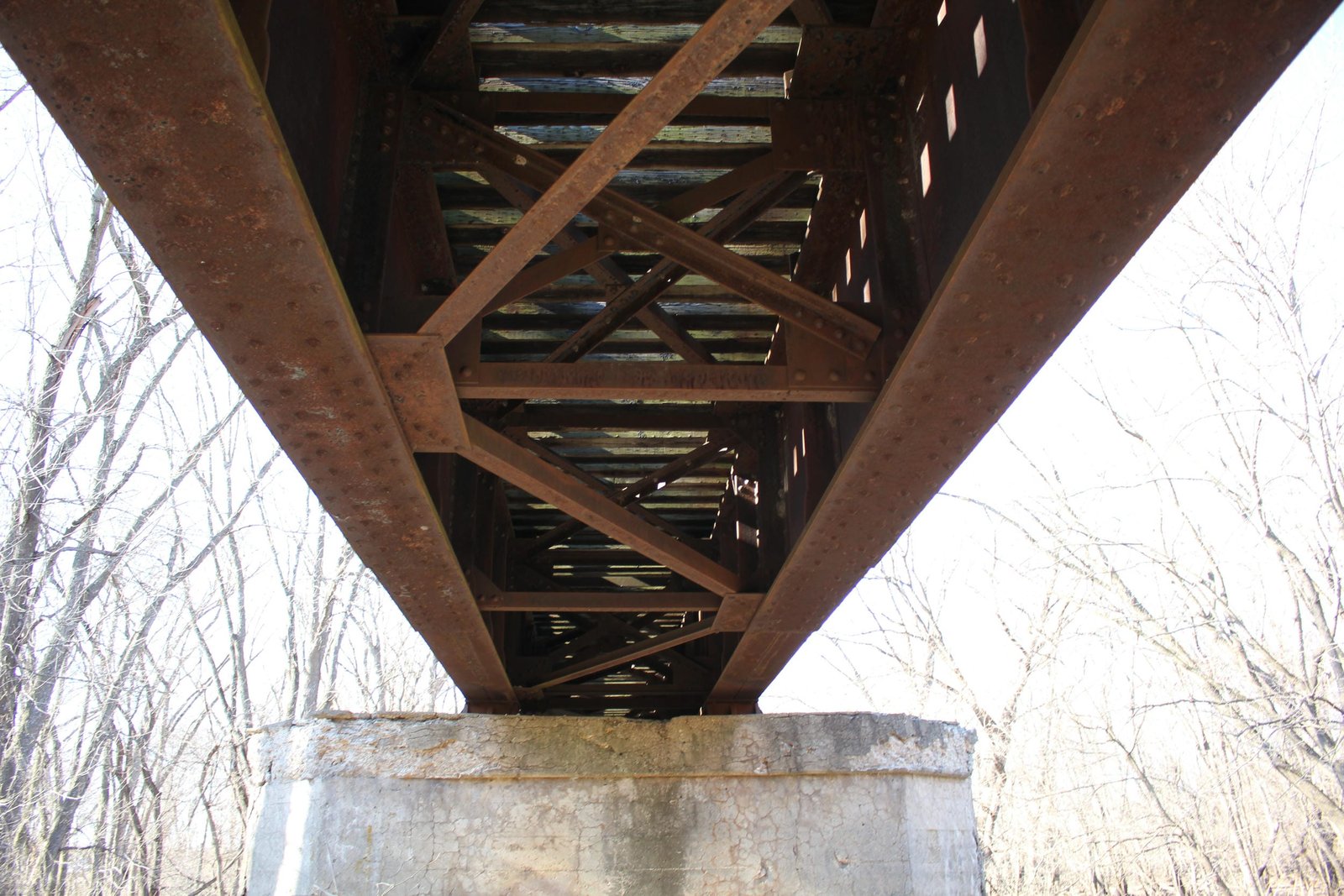 Under bridge